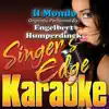Singer's Edge Karaoke - Il Mondo (Originally Performed By Engelbert Humperdinck) [Instrumental] - Single